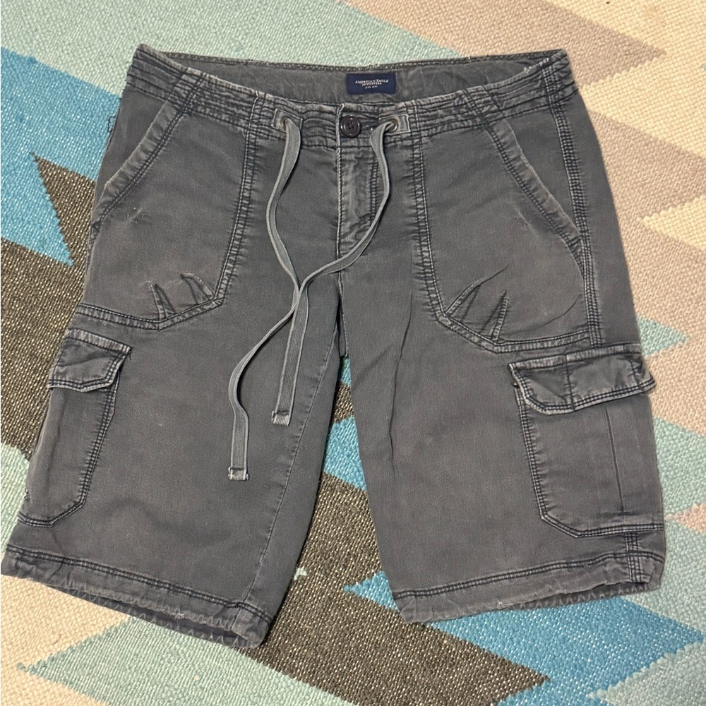 American Eagle Outfitters Gray Cargo Shorts